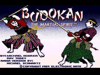 Pantallazo de Budokan: The Martial Spirit para Amiga