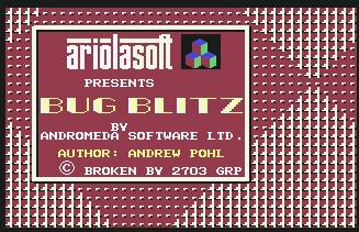 Pantallazo de Bug Blitz para Commodore 64