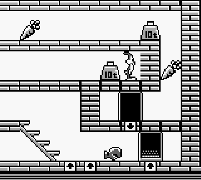 Pantallazo de Bugs Bunny Crazy Castle, The para Game Boy