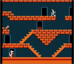 Pantallazo de Bugs Bunny Crazy Castle, The para Nintendo (NES)