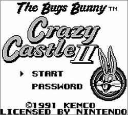 Pantallazo de Bugs Bunny Crazy Castle 2, The para Game Boy