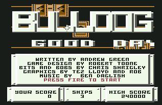 Pantallazo de Bulldog para Commodore 64