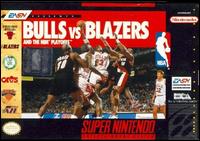 Caratula de Bulls vs. Blazers and the NBA Playoffs para Super Nintendo