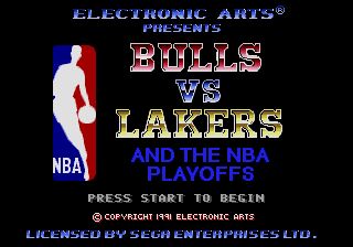 Pantallazo de Bulls vs. Lakers and the NBA Playoffs para Sega Megadrive