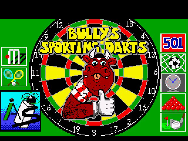 Pantallazo de Bully's Sporting Darts para Amiga