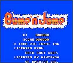 Pantallazo de Bump 'n' Jump para Nintendo (NES)