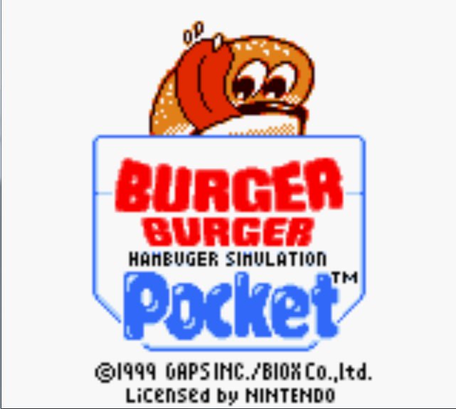 Pantallazo de Burger Burger Pocket: Hamburger Simulation para Game Boy Color