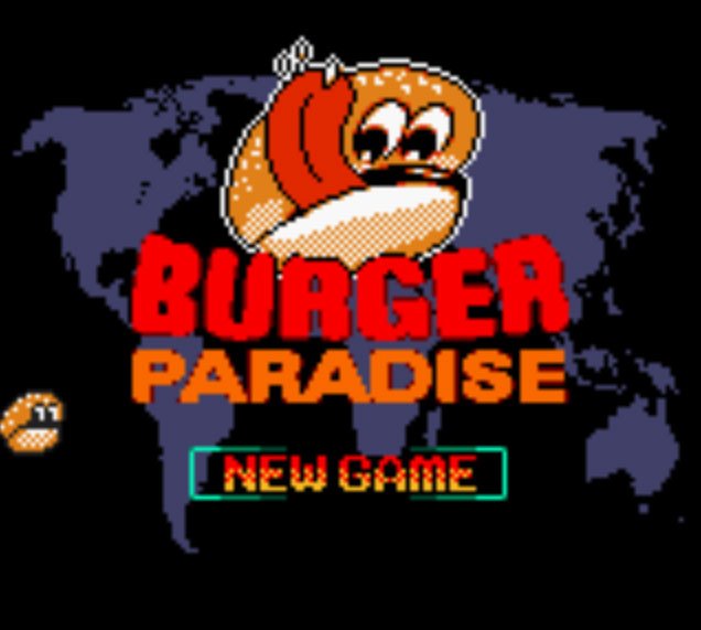Pantallazo de Burger Paradise International para Game Boy Color