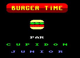 Pantallazo de Burger Time para Amstrad CPC