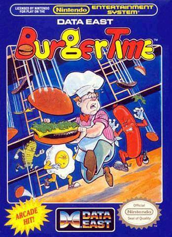 Caratula de BurgerTime para Nintendo (NES)