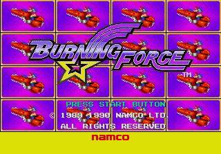 Pantallazo de Burning Force para Sega Megadrive