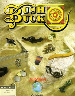 Caratula de Bush Buck: A Global Treasure Hunt para Amiga