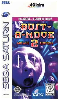 Caratula de Bust-A-Move 2: Arcade Edition para Sega Saturn