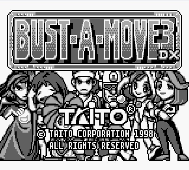 Pantallazo de Bust-A-Move 3 DX para Game Boy