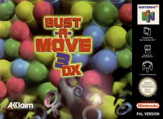 Caratula de Bust-A-Move 3 DX para Nintendo 64