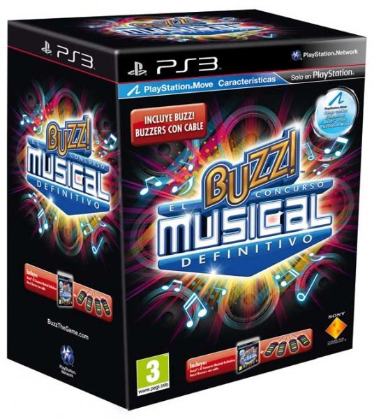 Caratula de Buzz!: El Concurso Musical Definitivo para PlayStation 3