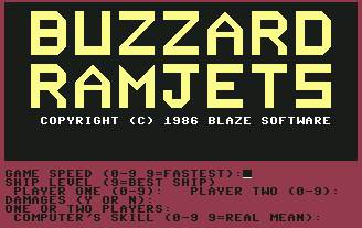 Pantallazo de Buzzard Ramjets para Commodore 64