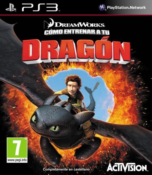 Caratula de Cómo Entrenar A Tu Dragón para PlayStation 3