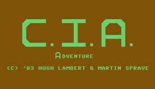 Pantallazo de C.I.A. Adventure para Commodore 64