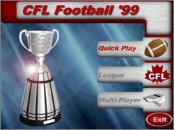 Pantallazo de CFL Football '99 para PC
