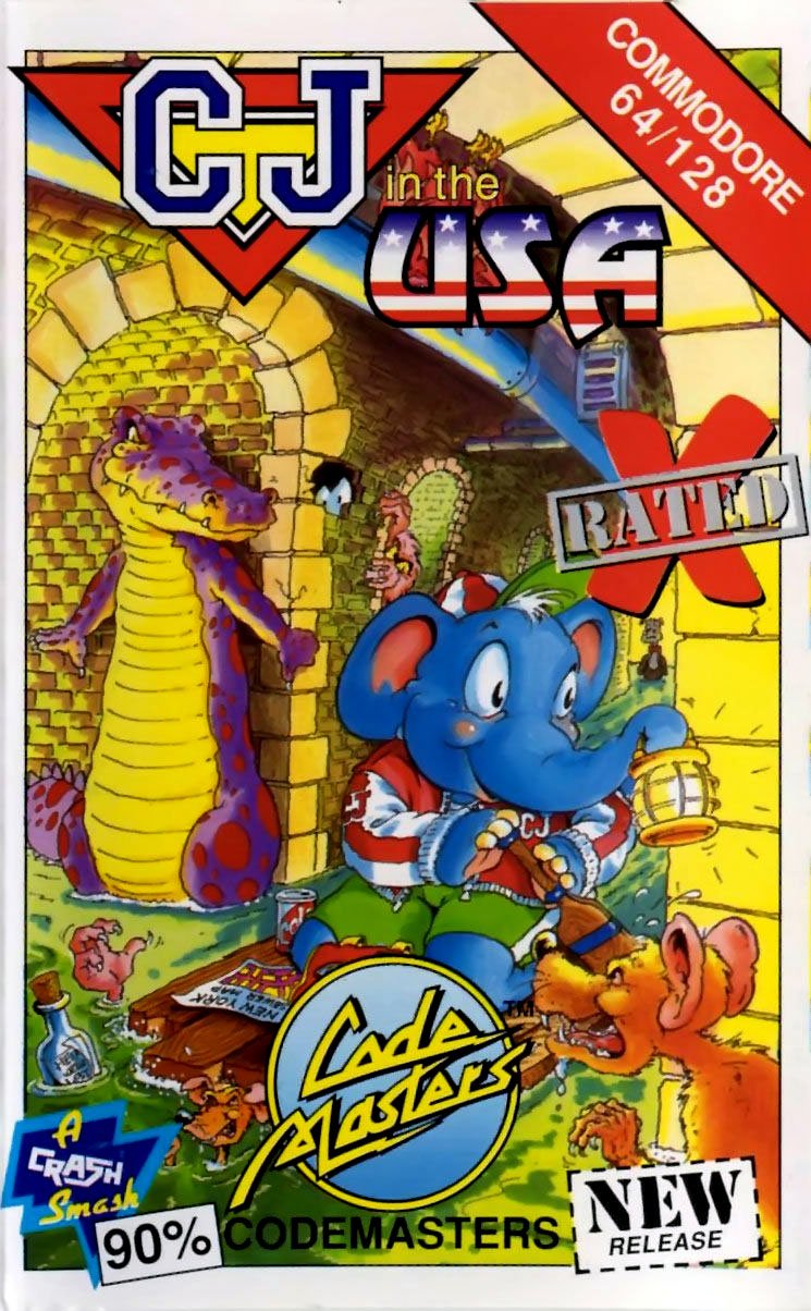 Caratula de CJ in the USA para Commodore 64