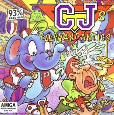 Caratula de CJ's Elephant Antics para Amiga