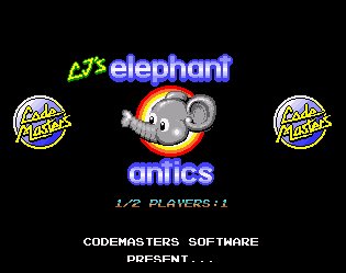 Pantallazo de CJ's Elephant Antics para Amiga