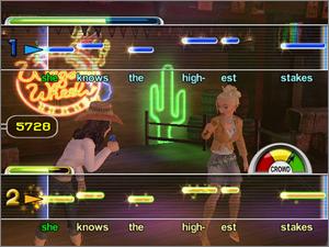 Pantallazo de CMT Presents: Karaoke Revolution -- Country Bundle para PlayStation 2