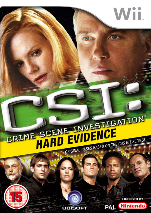 Caratula de CSI: Crime Scene Investigation - Hard Evidence para Wii