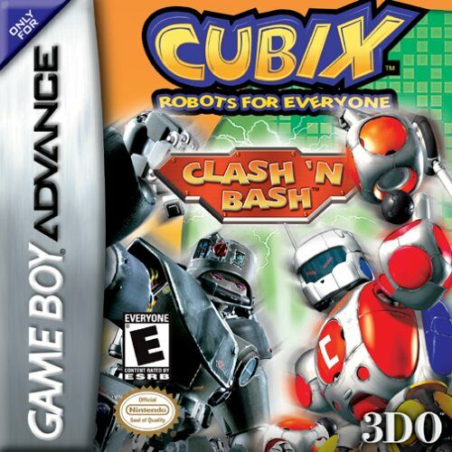 Caratula de CUBIX: Robots for Everyone -- Clash 'N Bash para Game Boy Advance