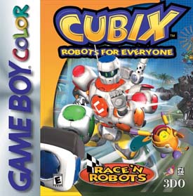 Caratula de CUBIX: Robots for Everyone -- Race 'N Robots para Game Boy Advance