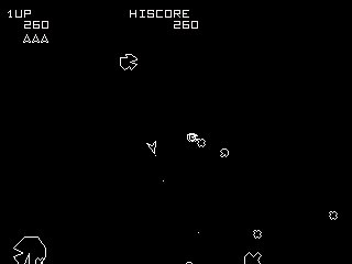Pantallazo de Cabaret Asteroids para Amiga