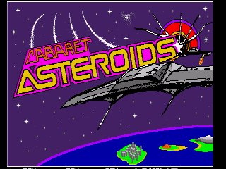 Pantallazo de Cabaret Asteroids para Amiga
