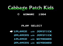 Pantallazo de Cabbage Patch Kids para MSX