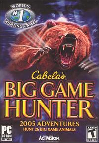 Caratula de Cabela's Big Game Hunter: 2005 Adventures para PC