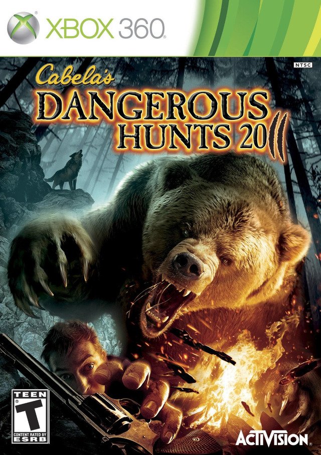 Caratula de Cabelas Dangerous Hunts 2011 para Xbox 360