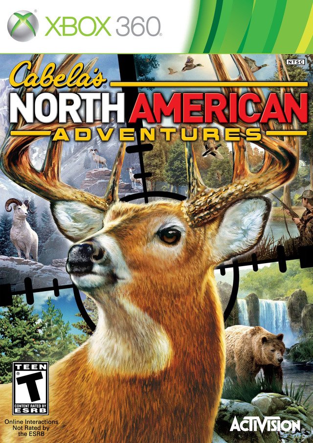 Caratula de Cabelas North American Adventures para Xbox 360