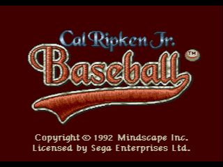 Pantallazo de Cal Ripken Jr. Baseball para Sega Megadrive