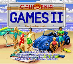 Pantallazo de California Games II (Japonés) para Super Nintendo