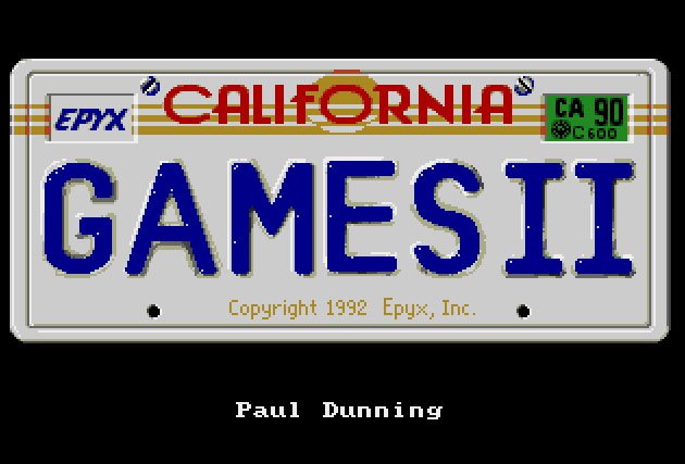 Pantallazo de California Games II para Atari ST