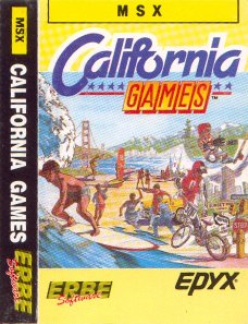 Caratula de California Games para MSX