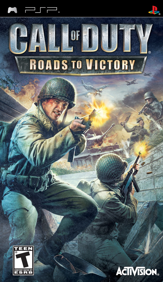 Caratula de Call of Duty: Roads to Victory para PSP