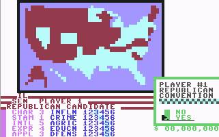 Pantallazo de Campaign Manager para Commodore 64