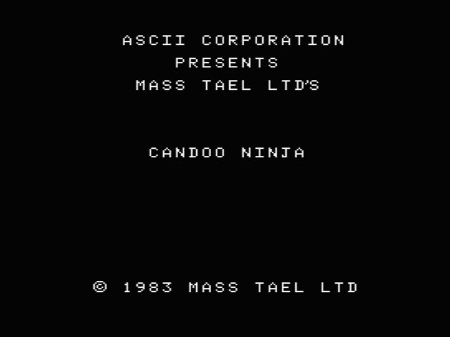 Pantallazo de Candoo Ninja para MSX