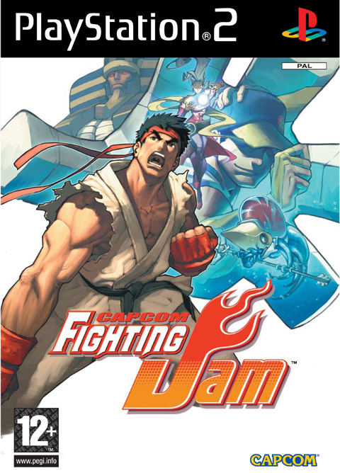 Caratula de Capcom Fighting Jam para PlayStation 2