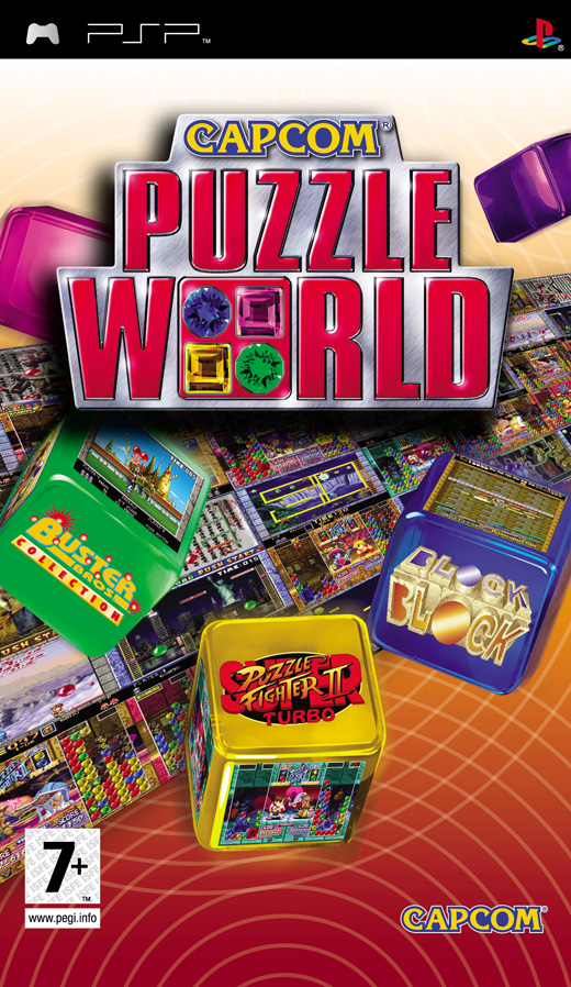 Caratula de Capcom Puzzle World para PSP
