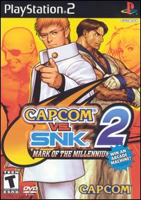 Caratula de Capcom vs. SNK 2: Mark of the Millennium 2001 para PlayStation 2