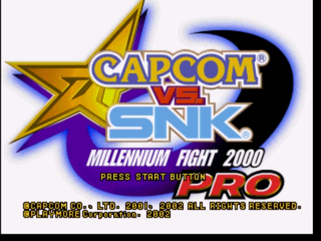 Pantallazo de Capcom vs. SNK Pro para PlayStation