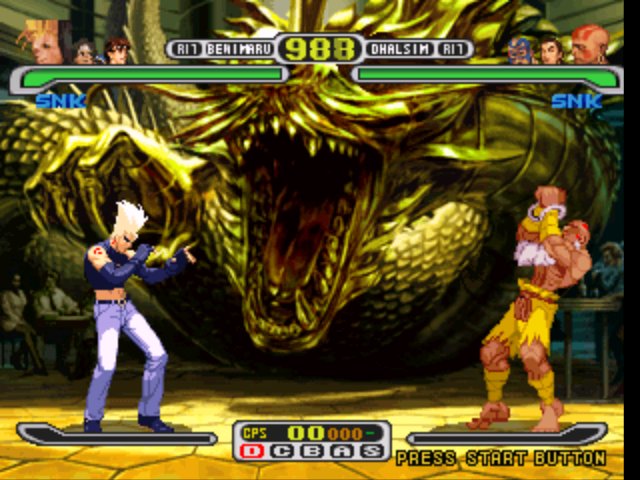 Pantallazo de Capcom vs. SNK Pro para PlayStation