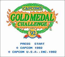 Pantallazo de Capcom's Gold Medal Challenge '92 para Nintendo (NES)